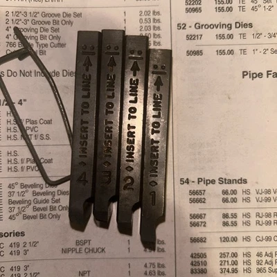 Ridgid 48455  Bolt Dies 1/4-20 UNC Rh Alloy Steel - Image 1 of 4