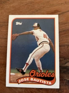 1989 Topps #469 Jose Bautista (RC) Baltimore Orioles - Picture 1 of 2