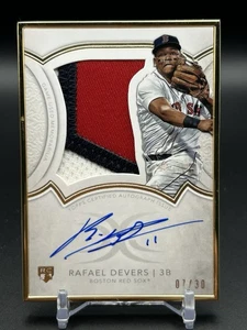 RAFAEL DEVERS 2018 Topps Definitive Collection GOLD FRAMED AUTO RELIC /30 RC - Picture 1 of 2