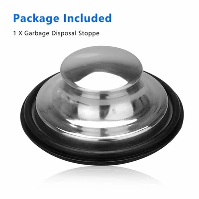 Garbage Disposal Stopper For ANY Standard Kitchen Sink Drain For Insinkerator QC - Image 1 of 4