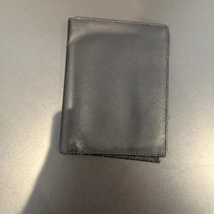 Prada Saffiano Black Leather Cardholder Authentic - Picture 1 of 5