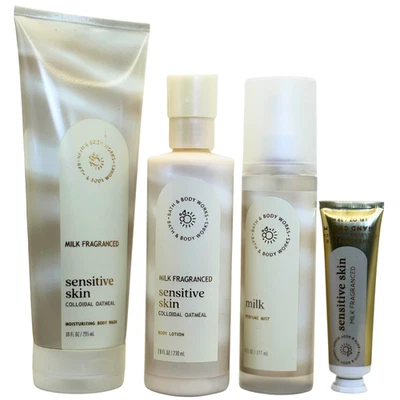 Milk Fragranced Bath & Body Works Sensitive Skin Colloidal Oatmeal Body Care Set - Image 1 of 4