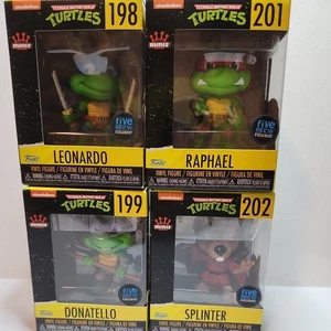 Funko Teenage Mutant Ninja Turtles TMNT Five Below Exclusive Set of 4 - Picture 1 of 7