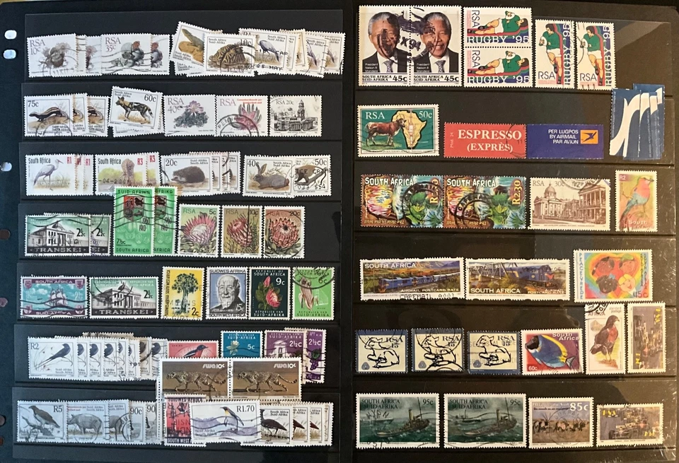 South Africa Suid Afrika old collection rare stamps mix  USED - Image 1 of 1