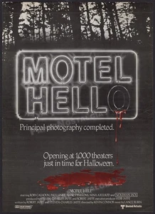 MOTEL HELL - Original 1980 Trade AD / poster - Principal Photog. _ Wolfman Jack - Picture 1 of 1
