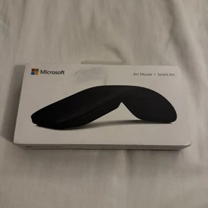 Microsoft Wireless Surface Arc Mouse (Black) - BlueTrack, Bluetooth NEW/SEALED - Picture 1 of 6