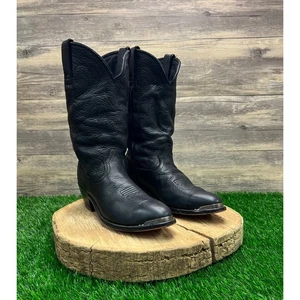 Unbekannte Damen-Cowboystiefel Größe 7M schwarz Zehenplatte 2150 - Bild 1 von 12