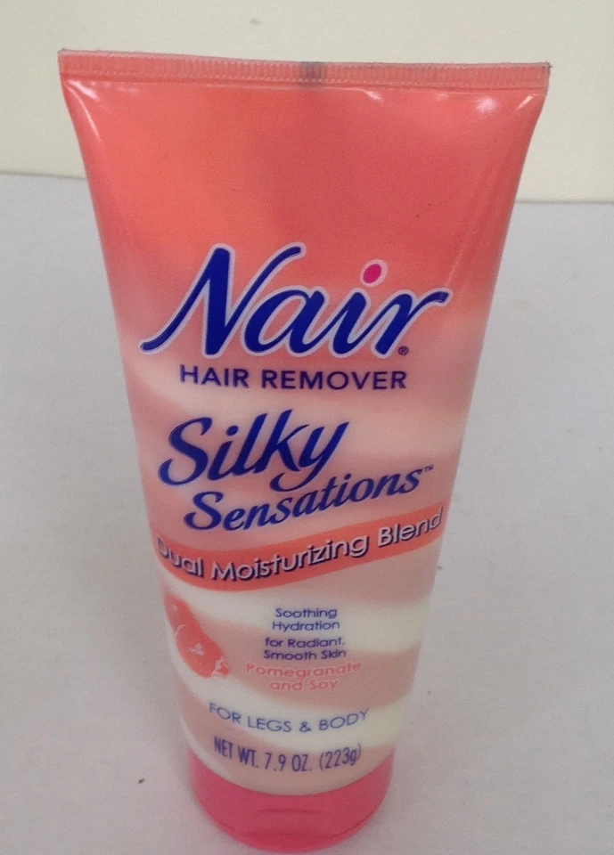 Nair Hair Remover Silky Sensations Dual Moist Blend Pomegrante  Soy 7.9 0z - Image 1 of 1