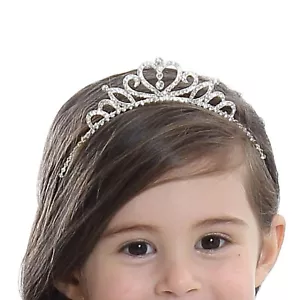 Girls Princess Crystal Tiara Crown For Birthday Party(Style1) 1 Pack Style1 - Picture 1 of 8