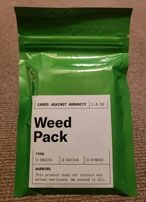 Cards Against Humanity - Weed Pack - Collectors Original 1st Ed. Green Packaging - Image 1 of 2