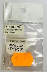 Kyosho Dnano Auto Scale Collection XP-MG-78 pinion gear 7T/8T X-POWER - Imagen 1 de 1
