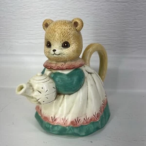 Vtg Takahashi Small Mama Bear Teapot Kitschy Tea Party Mouse - Picture 1 of 9