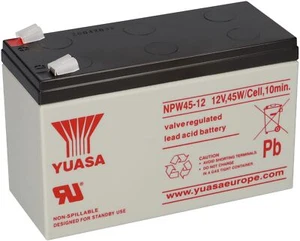 Batería de plomo Yuasa NPW45-12 Pb 12V 8,5Ah alta corriente, Faston 6,3 UPS batería de plomo UPC - Imagen 1 de 9