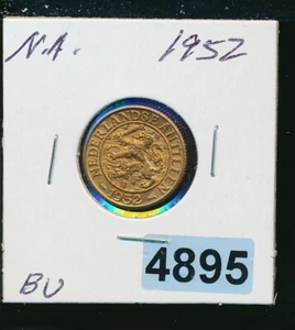 NETHERLANDS ANTILLES - 1952 - 1 CENT - K1 - BU #4895 - Picture 1 of 2