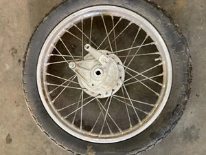 Honda CB125 CB 125 CB125S 1975 75 rear rim wheel hub 18in. 18 inch - Picture 1 of 3
