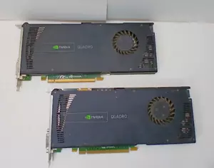 PAIR - Nvidia Quadro 4000 2GB GDDR5 PCI-E Graphics Card GPU - Picture 1 of 5