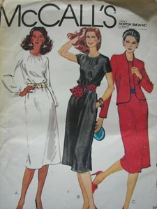 VTG 70's ~ McCall's Pattern #6799~ Misses' Jacket & Dress ~ Size 12 - Picture 1 of 2