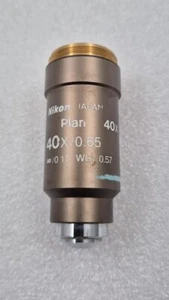 Nikon Plan 40X/0.65 ∞/0.17 WD 0.57 Microscope Objective Lens 40X - Picture 1 of 5