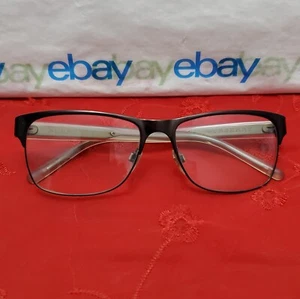 BURBERRY 55¤16 140 Dark Brown/Clear Gray Unisex Square Eyeglasses "Frames Only" - Picture 1 of 24