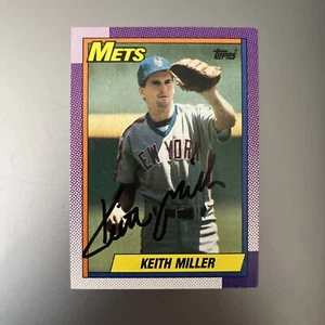 KEITH MILLER TOPPS AUTOGRAPHED HAND SIGNED AUTO AUTOGRAPH CARD - Picture 1 of 1