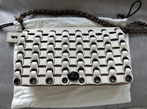 Coach 1941 White Linked Dinky Bag - Picture 1 of 5