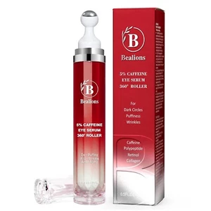 Caffeine Peptide Eye Cream with Rollerball: Under Eye Serum for Dark Circles-CR1 - Picture 1 of 7