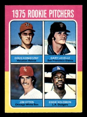 1975 OPC O-Pee-Chee Baseball #624 Rookie Pitchers EX - Image 1 of 2