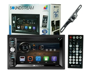 Soundstream VR-620HB 6.2” Touchscreen Stereo +Wide Angle Rearview Camera XV95BK - Picture 1 of 9