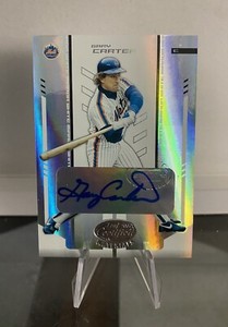 2004 Gary Carter Leaf Certified Materials Signed 057/100