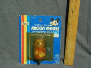 Mickey Mouse ~ Títere de dedo personaje de Walt Disney (Gabriel Industries, CBS) de colección - Imagen 1 de 9