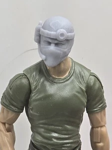 3d Printed MEDI VIPER Head 1:18 3 3/4" GI Joe 25th Anniversary B72 - Picture 1 of 1