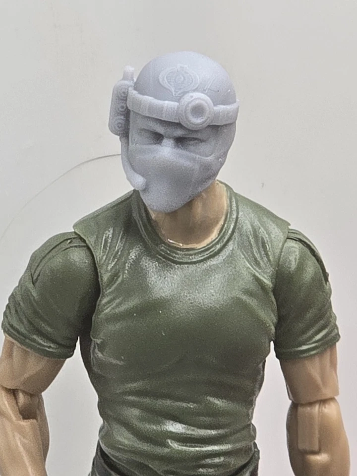 Cabezal MEDI VIPER impreso en 3D 1:18 3 3/4" GI Joe 25 aniversario B72 Foto 1 de 1