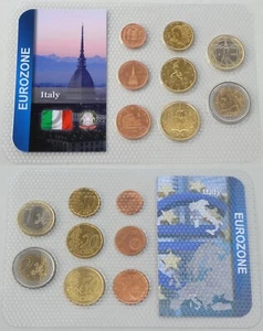 Euro KMS Kursmünzensatz Italien 2002 im Blister unz. - Bild 1 von 1
