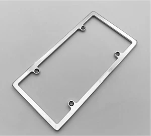 Chrome License Plate Frame USA Plates Classic Car Truck Hot Rod Chevy Ford Mopar - Picture 1 of 1