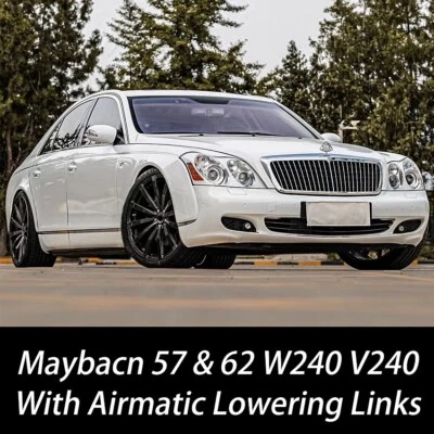 FOR MAYBACH 57S 62S W240 V240 ADJUSTABLE AIR RIDE SUSPENSION LOWERING LINKS KIT - Imagen 1 de 4