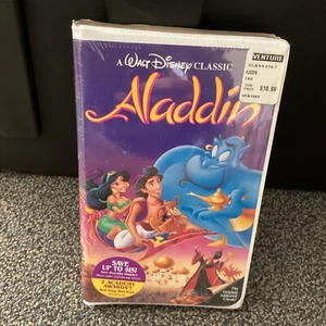 RARE Walt Disney’s Aladdin Black Diamond Classic VHS #1662 Sealed NEW - Picture 1 of 2