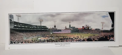 Boston Red Sox Opening Day Celebration 2002 Fenway Park Panoramic Rob Arra New - Image 1 of 4