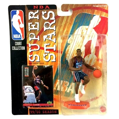 Scottie Pippen 1999-00 NBA Superstars Mattel Houston Rockets sellado Foto 1 de 2