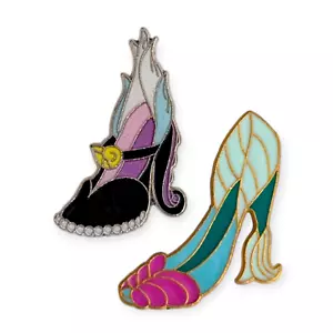Little Mermaid Disney Pins: Ursula and Ariel Fashion Heel Shoe - Picture 1 of 4