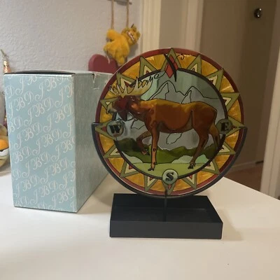 Brújula de alce Joan Baker defectuosa con soporte de exhibición Foto 1 de 4