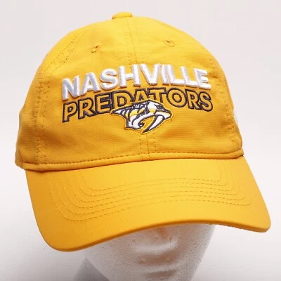 Nashville Predators Hockey adidas NHL Pro Embroidered Logo H&L Ball Cap Hat - Изображение 1 из 4