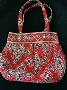 Vera Bradley 'Morgan' nicht mehr produziert 'Frankly Scarlet' rot Tasche Handtasche - Bild 1 von 6