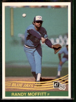 1984 Donruss Randy Moffitt #390 Toronto Blue Jays - Image 1 of 2