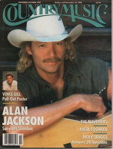 Country Music Magazine Sep/Oct 1998 Alan Jackson CMSA Doc Watson Charlie Walker - Picture 1 of 5