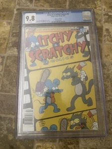 Itchy & Scratchy Comics #2 NEWSSTAND CGC 9.8 1994 Bongo Comics 1 SALE🚀 - Picture 1 of 4