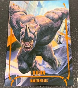 2024 Marvel Masterpieces Nahuel Grego Rhino Legendary Orange /99 - Picture 1 of 2