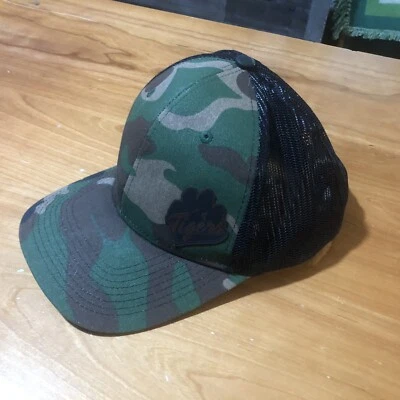 y Camouflage TIGERS paw trucker Hat Cap Hunting CAMO PORT AUTHORITY - Image 1 of 4