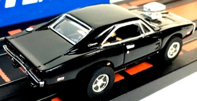 Ho Slot Car, Jet Black Dodge Charger, Mopar Muscle, Blower, Birdcatcher, Perfect - Image 1 of 4
