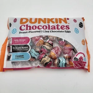 Huevos de chocolate rellenos con sabor a donut Dunkin' 9 oz BB 10/25 gelatina brownie coco - Imagen 1 de 5