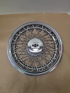 70's OLDSMOBILE WIRE WHEEL HUB CAP 14 Inch Missing Center Cap.  - Picture 1 of 14